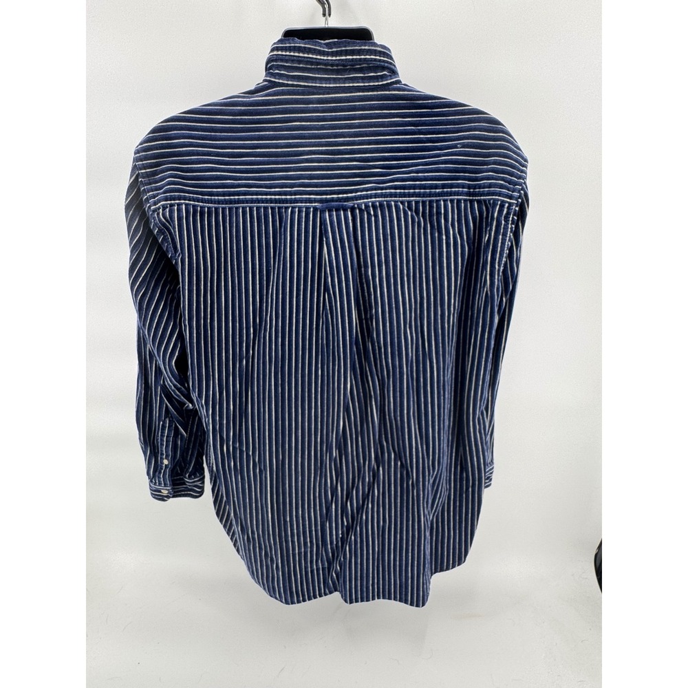 Northwest Territory Button Down Mens Large Blue Striped Corduroy‎ LS  Shirt - Picture 3 of 5